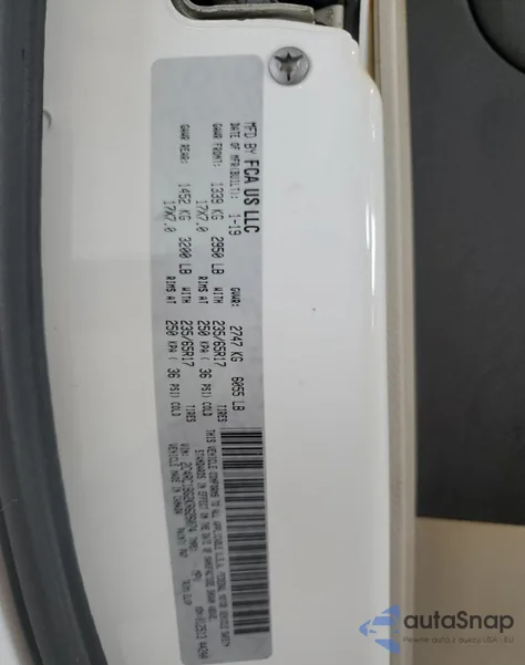 2019 Chrysler Pacifica Touring L from USA, damaged, VIN 2C4RC1BG2KR626074